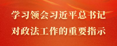 学习领会习近平总书记对政法工作的重要指示