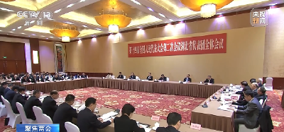 聚焦两会 湖北代表团举行开放团组活动
