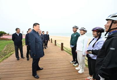 一见·城市绿道上的为民情怀