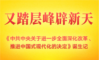 党的二十届三中全会《决定》诞生记