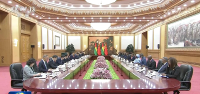 习近平同几内亚比绍总统恩巴洛会谈