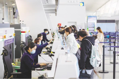 新春走基层丨三大国际机场新年起降忙