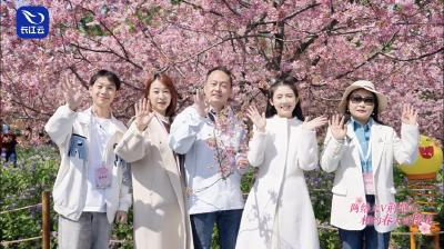 以樱为媒，共赴春日之约 ——“网络大V荆楚行 相约春天赏樱花”在汉启动
