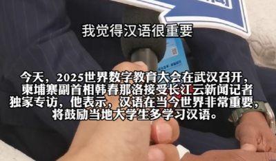 “学习汉语，学习AI”！柬埔寨副首相用中文畅聊未来教育