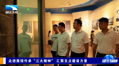 走进展馆传承“三大精神” 汇聚支点建设力量 