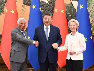 第一观察·瞬间｜中欧携手合作意义重大而深远