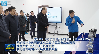 胡玖明林中麟调研重点工业项目建设运营情况 大抓产业 主抓工业 狠抓招商 着力提升制造业发展质量和效益