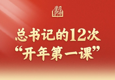 学习新语｜总书记的12次“开年第一课”