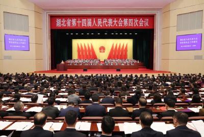 省十四届人大四次会议举行第二次全体会议