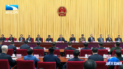 省十四届人大四次会议主席团举行第二次会议