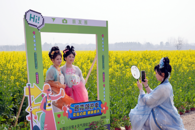 孝昌：30万亩花海迎客来 遍地金黄醉游人