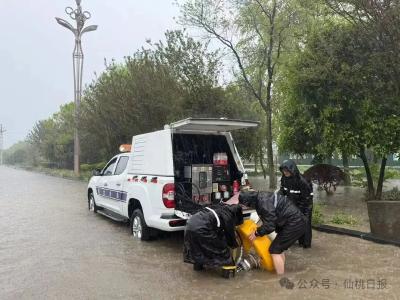 这是暴雨后的仙桃→