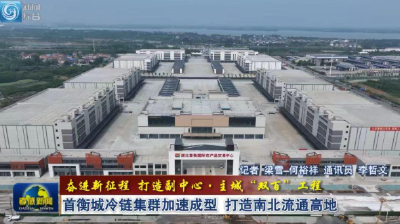 搭建武汉都市圈1小时生鲜配送网络
孝感首衡城智慧冷链集群加速成型