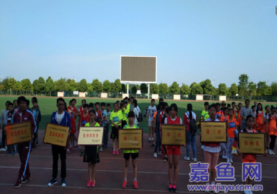 嘉鱼实小在县中小学生田径比赛中喜获佳绩