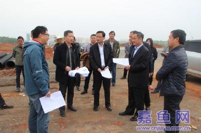 我县召开迎宾大道景观工程项目推进会