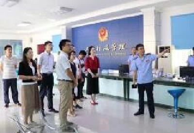 县工商局双随机一公开抽查工作圆满完成