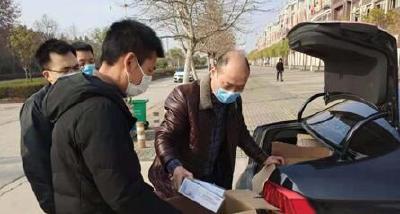 田野都市等企业向官桥镇捐款捐物共同抗疫