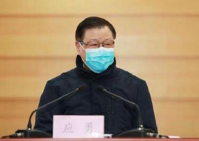 应勇：落实总书记重要要求 打好疫情防控和经济社会发展组合拳