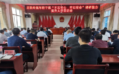 高铁岭镇举行“不忘初心、牢记使命”调研能力提升大讲堂活动