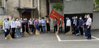 北街社区：开展爱国卫生运动 丰富主题党日活动
