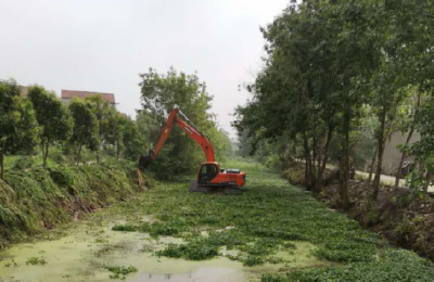 潘家湾镇开展沟渠清淤工作 确保农田水利有效灌溉  