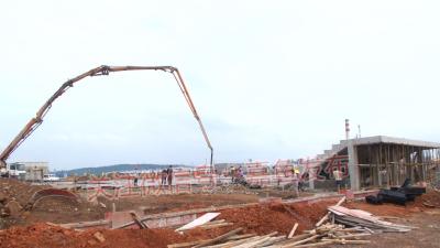 我县新建实验小学项目主体工程完工