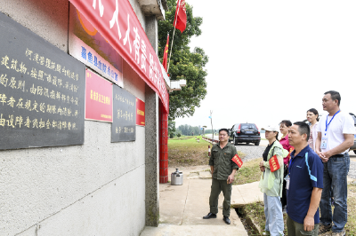 护城堤鱼岳指挥部评选“最佳防汛哨所”