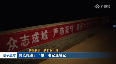 “桥”书记巡堤记