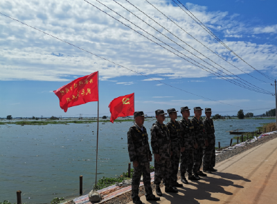 【防汛红榜】潘家湾镇民兵突击队：防汛救灾冲在前