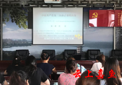 鱼岳镇小湖社区开展党风廉政“宣教月”活动