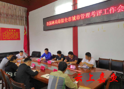 县城管执法局提高城市品质  推行以“比”促“干”