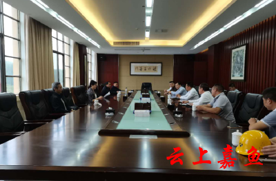 市领导来我县金盛兰检查安全生产工作