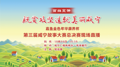 第三届咸宁故事大赛总决赛现场直播
