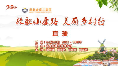 金盛兰2020“放歌小康路 美丽乡村行”直播