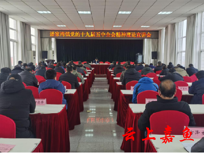 县领导赴潘家湾镇宣讲十九届五中全会精神