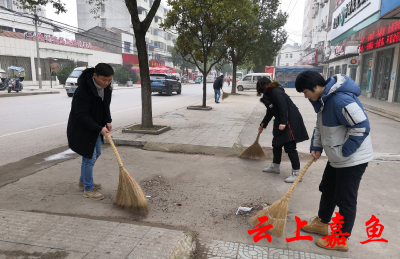 簰洲湾镇组织开展爱国卫生运动主题党日活动