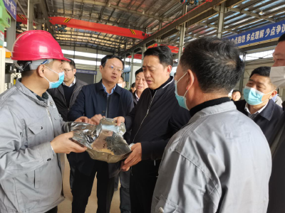 市领导杨良锋来我县调研投资和项目建设工作