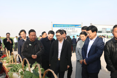 张士军率市委农村工作会第三现场参观组来我县检查指导工作