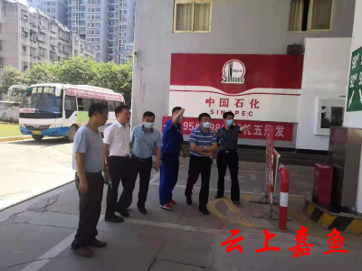 省商务厅领导一行来嘉检查安全生产工作