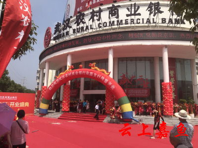 武汉农村商业银行南嘉支行正式开业