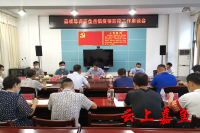 胡金云在鱼岳镇检查疫情防控工作时强调：要突出重点、科学高效、数据精准、纪律严明，坚决打赢打胜疫情防控阻击战
