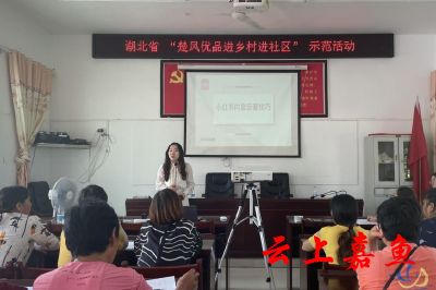 “楚凤优品进乡村进社区”示范活动在新街镇王家月村启动