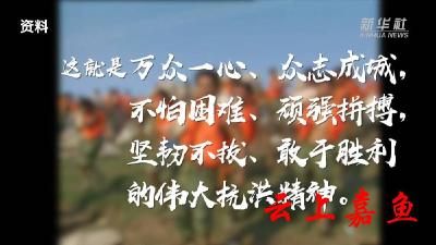 中国共产党人的精神谱系丨抗洪精神 气壮山河