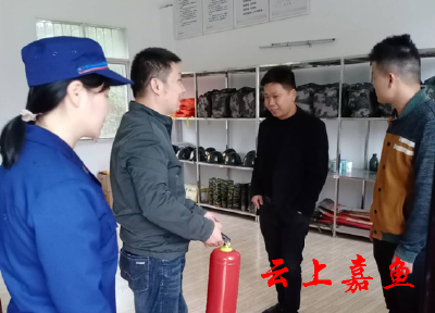 高铁岭镇开展易迁点消防设施检查