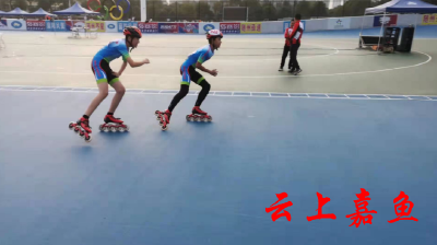 嘉鱼队在全省轮滑比赛中再创佳绩
