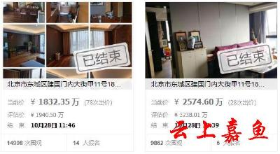 飞机、房产、股票……“双11”多位富豪资产被拍卖