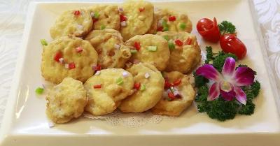 嘉鱼藕夹：一种可当零食的美食 
