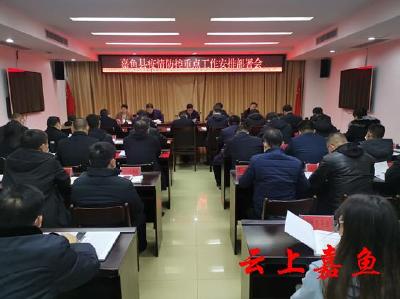 王永胡金云在嘉鱼县疫情防控重点工作安排部署会上强调：紧盯重点，狠抓落实，全力以赴做好元旦、春节期间疫情防控