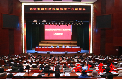 我县召开党建引领社区疫情防控工作部署会