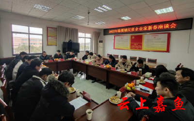 陆溪镇召开民营企业家新春座谈会